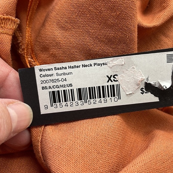 Cotton On NWT Sunburn Woven Sasha Halter Neck Playsuit Romper Size XS - Picture 12 of 15